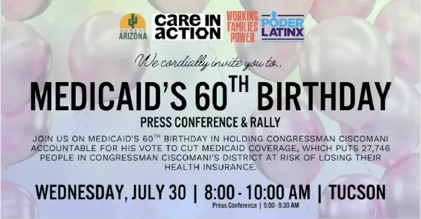 Medicaid's 60th Birthday Press Conference and Rally