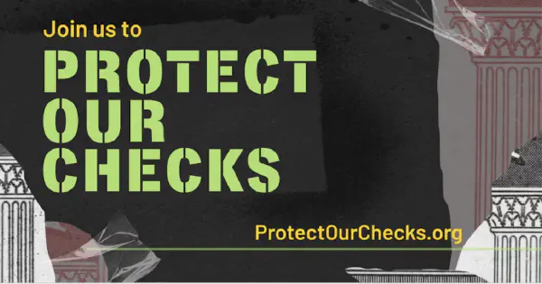 Protect Our Checks Rally