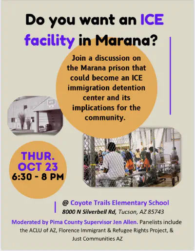 Do You Want an ICE Facility in Marana?
