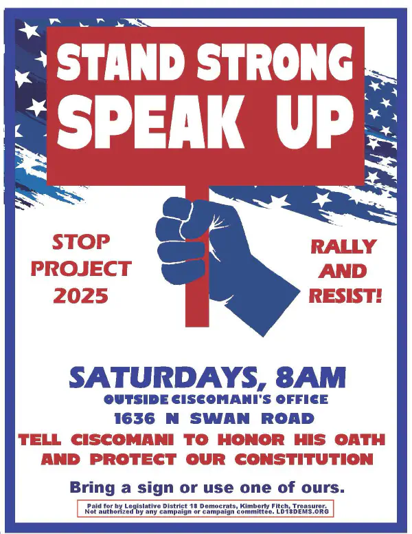 Stand Strong Speak Up Protest