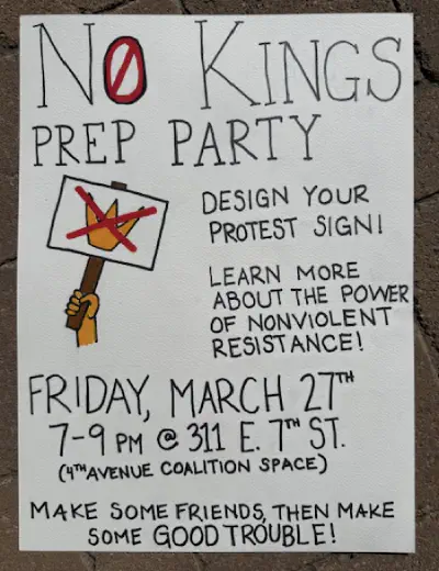 No Kings Prep Party