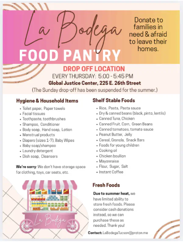 La Bodega Food Pantry: Donation Dropoff