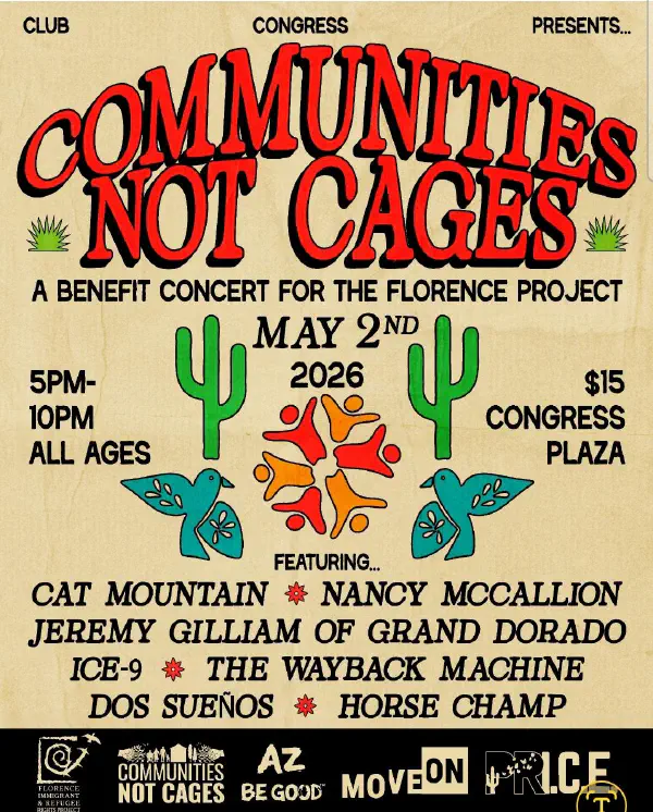 Communities Not Cages: Benefit Concert for The Florence Project