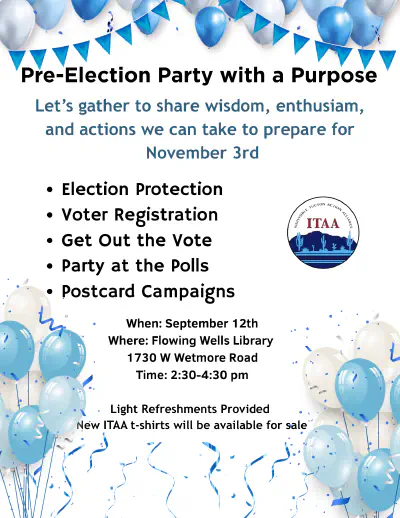 Pre-Election Party with a Purpose