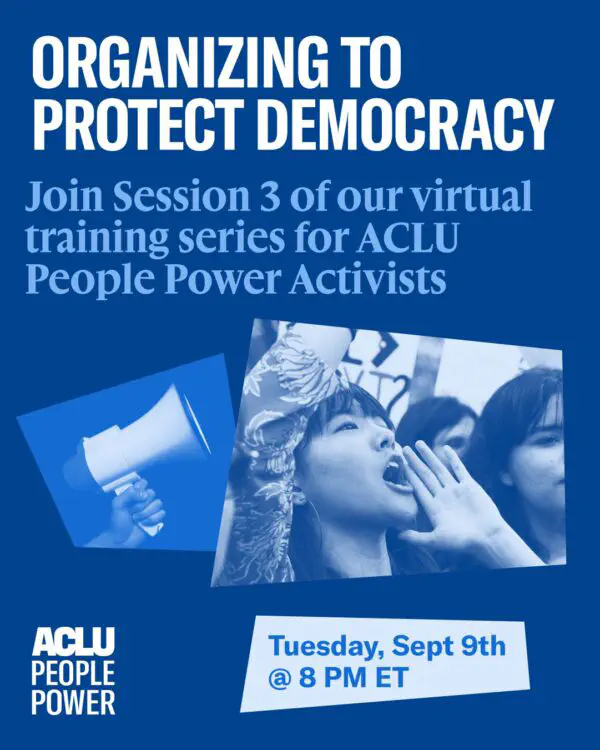 People Power Series: Organizing to Protect Democracy Session 3